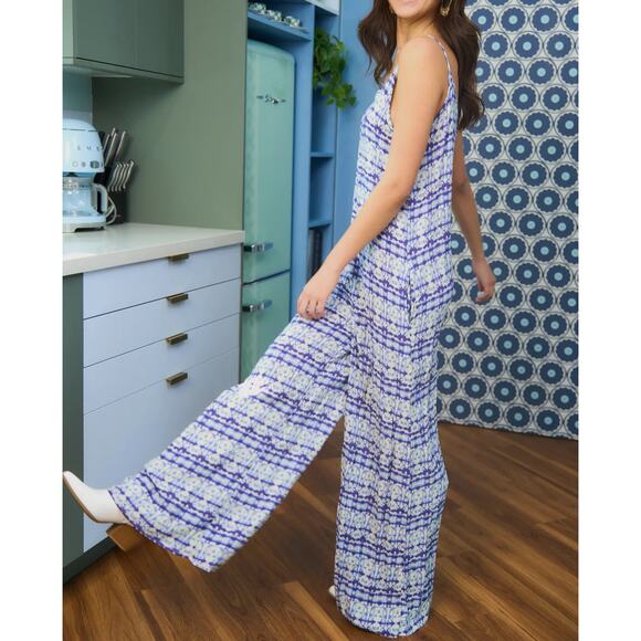 Jade by Jane Pants - Tie dye wide leg cami jumpsuit